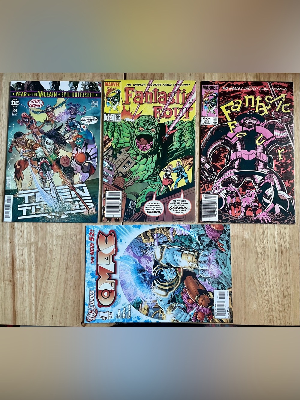 Marvel Comics Poster Set — Bright Green & Black Artwork